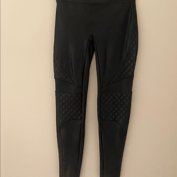 SPANX Pants - Spanx Faux Leather Quilted Leggings